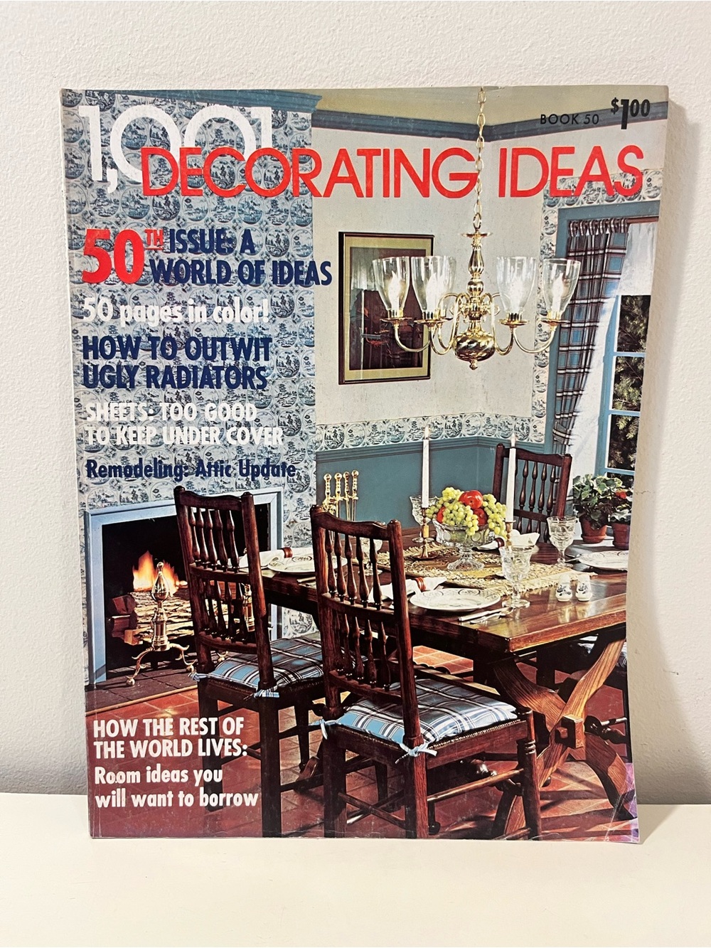 Vintage Magazine 1,001 Decorating Ideas book 50, copyright 1974